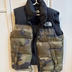 THE NORTH FACE カモフラージュ ダウンベスト