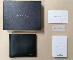 新品 ポールスミス 二つ折財布 プレゼントに ラッピング済 ギフトバッグ付き