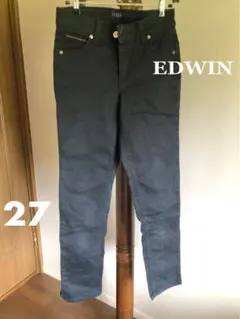 【匿名配送】EDWIN インターナショナルベーシック　27インチ　ブラック