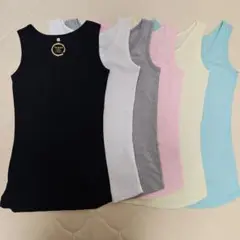 ニッセン　STYLE BASIC タンクトップ Mサイズ 6色セット