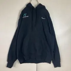 USA輸入　ナイキ　刺繍ロゴ　プルオーバーパーカー