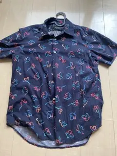 PS Paul Smith 半袖シャツ 花柄 ネイビーのサムネイル