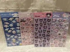 サンリオ　ぷくっとシール　シナモン　マイメロ　クロミ　キキララ　DAISO