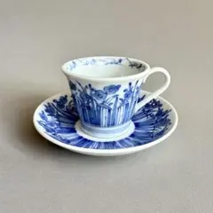 有田焼　龍峯窯　カップ&ソーサー　昭和レトロ　アンティーク