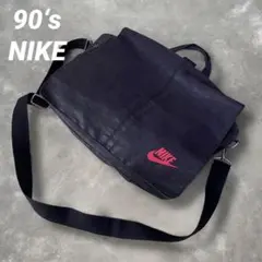 90‘s NIKE ショルダーバッグ フラップ　y2k テック　アーカイブ