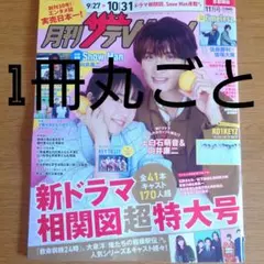 月刊ザテレビジョン 2026年 11月号 首都圏版 上白石萌音 向井康二 雑誌