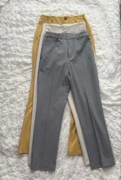 センタープレス　3枚セット　ZARA　ユニクロ　GU