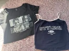 dazy グロップド丈トップス　キャミソール　２点セット