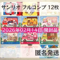 amiiboカード【サンリオ　フルコンプ　12枚　B】どうぶつの森　あつ森