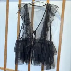 【美品】ジーナシス　チュール　ベスト　ジレ