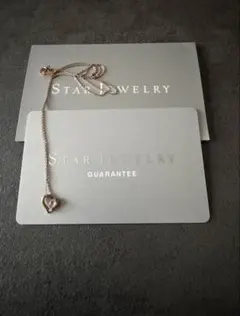 star jewelry ハートムーンネックレス k10