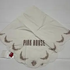 希少★PINK HOUSE 刺繍入りハンカチ