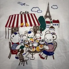 familiar カフェイラスト Tシャツ 100cm