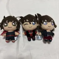 名探偵コナン　セガラッキーくじH賞　ぬいぐるみマスコット　3種セット