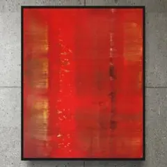 特別額装品/Abstract painting（ゲルハルト リヒター）/ブラック