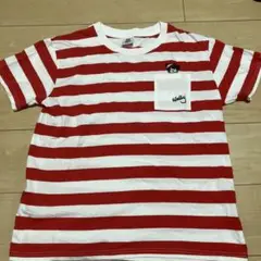 WHERE'S WALLY? 赤白ストライプ Tシャツ L