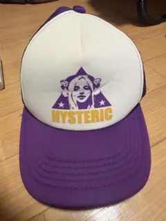 HYSTERIC GLAMOUR トラッカーキャップ ホワイト/パープル