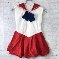 レトロ キッズ 古着 セーラームーン マーズ風 なりきり ワンピース
