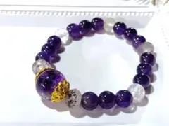高品質】エンジェルフェザーフローライト17mmアメジスト大玉天然石