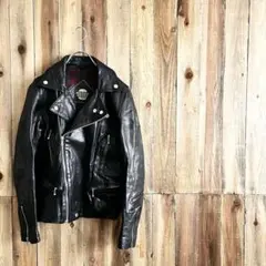 ヒステリックグラマー Y２K ダブルライダース レザージャケット 羊革 黒 2025年最新】Hysteric Glamour メンズ レザージャケット