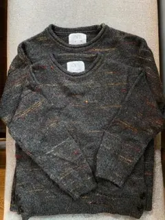 ZARA グレー ストライプ セーター 116,134セット