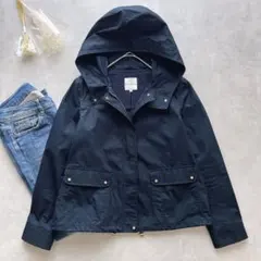 組曲 KUMIKYOKU マウンテンパーカー ネイビー フード 春秋 M L