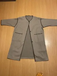 Discoat レザーパイピングコート