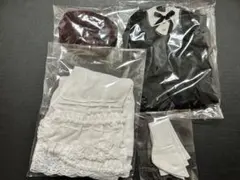 1/4サイズドール アウトフィット メイド服 ヘッドドレス欠品