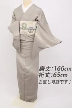 《長尺◆お召■付下げ◆霞ぼかし多色◆背紋◇落款有◆袷正絹着物◆SH12-14》