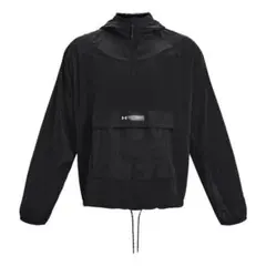 UA RUSH ウーブンアノラック XL ブラック