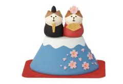 デコレ　コンコンブルconcombre 富士乗り猫雛　ひな祭り