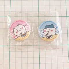 ちいかわ　ハチワレ　くら寿司　缶バッジ　２点セット