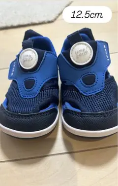 イフミー　ベビーサンダル 12.5cm 青/黒