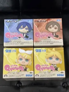 初音ミクシリーズきゅるみーミニフィギュア　4個セット