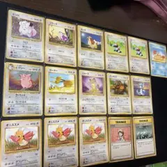 ポケモンカードゲーム　旧裏　マークなし初版ピッピ、コラッタ、ポッポ他歴戦個体 ポケモンカードゲーム 旧裏 マークなし初版ピッピ、コラッタ、ポッポ他