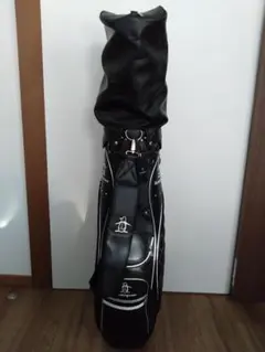 マンスィングウェアーレディース合成皮革 キャディーバッグ黒