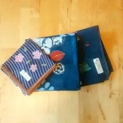 未使用　和柄ハンカチ　3枚セット