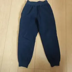 ネイビー フリース裏地 長ズボン 120