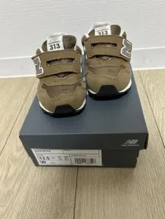 【美品】New Balance 313 ベビーシューズ 13.5cm ブラウン