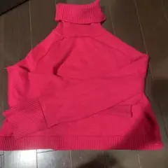 ZARA ピンク タートルネックセーター S