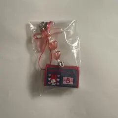 サンリオ　むねきゅん平成女児アイテム　デニムペンポーチ風ストラップ　マイメロ