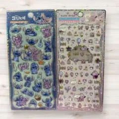 プチドロップステッカー ディズニー スティッチ ジュエルプチドロップ 2枚セット
