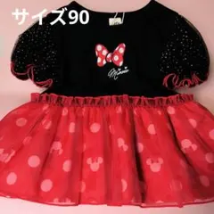 ミニーマウス　ワンピース　チュニック　半袖　サイズ90