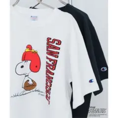 新品 champion T1011 Peanuts スヌーピー XL アメリカ製 - メルカリ