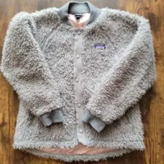 patagonia キッズフリースジャケット S グレー