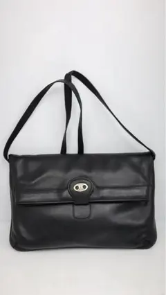 美品✨kolor カラー 2WAY ハンド ショルダーバッグ レザーブラック 