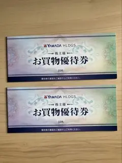 【最新・匿名】ヤマダ電機　株主優待券　10000円分