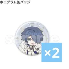 DMMスクラッチ ミルグラム Angel クリアファイル 缶バッジ ハルカ