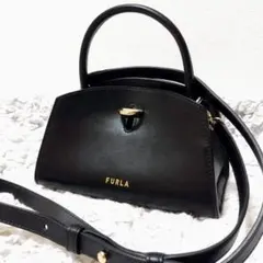 ✨正規品＆極美品‼️✨ フルラ メッティ ラージ トートバッグ ブラック 