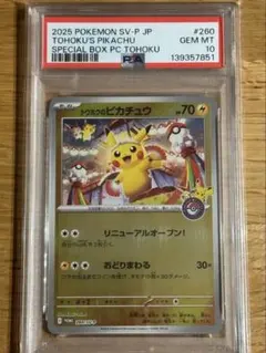 2026年最新】トウホクのピカチュウ psa10の人気アイテム - メルカリ